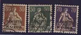 Société des Nations Nr 6 / 9 / 22 (SBK 110.-)