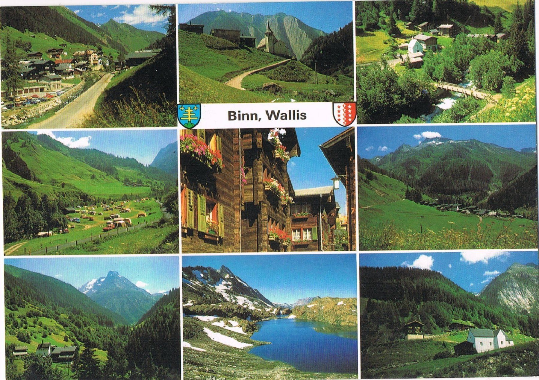 Cartoline postali: Binn, Wallis – Usato da Buchs AG venduto da Baerfisch