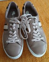 Michael Kors Sneaker, Gr. 38, Leder, Beige, Tierprint