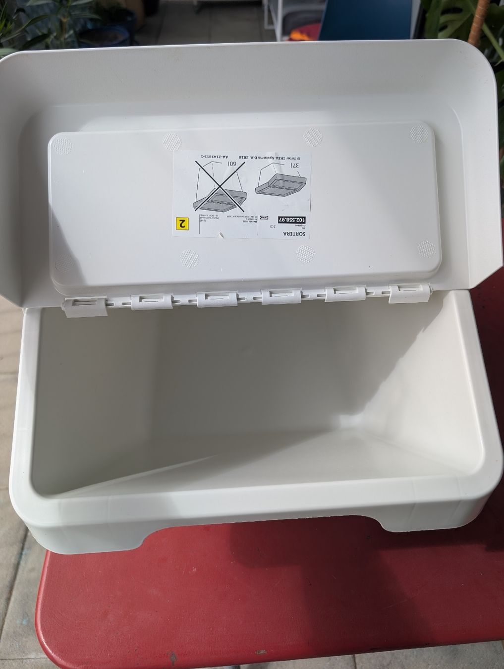 Ikea Contenitori & Simili: IKEA Sortera white sorting bin 37 Liter – Usato da Zürich venduto da morgannpz 1