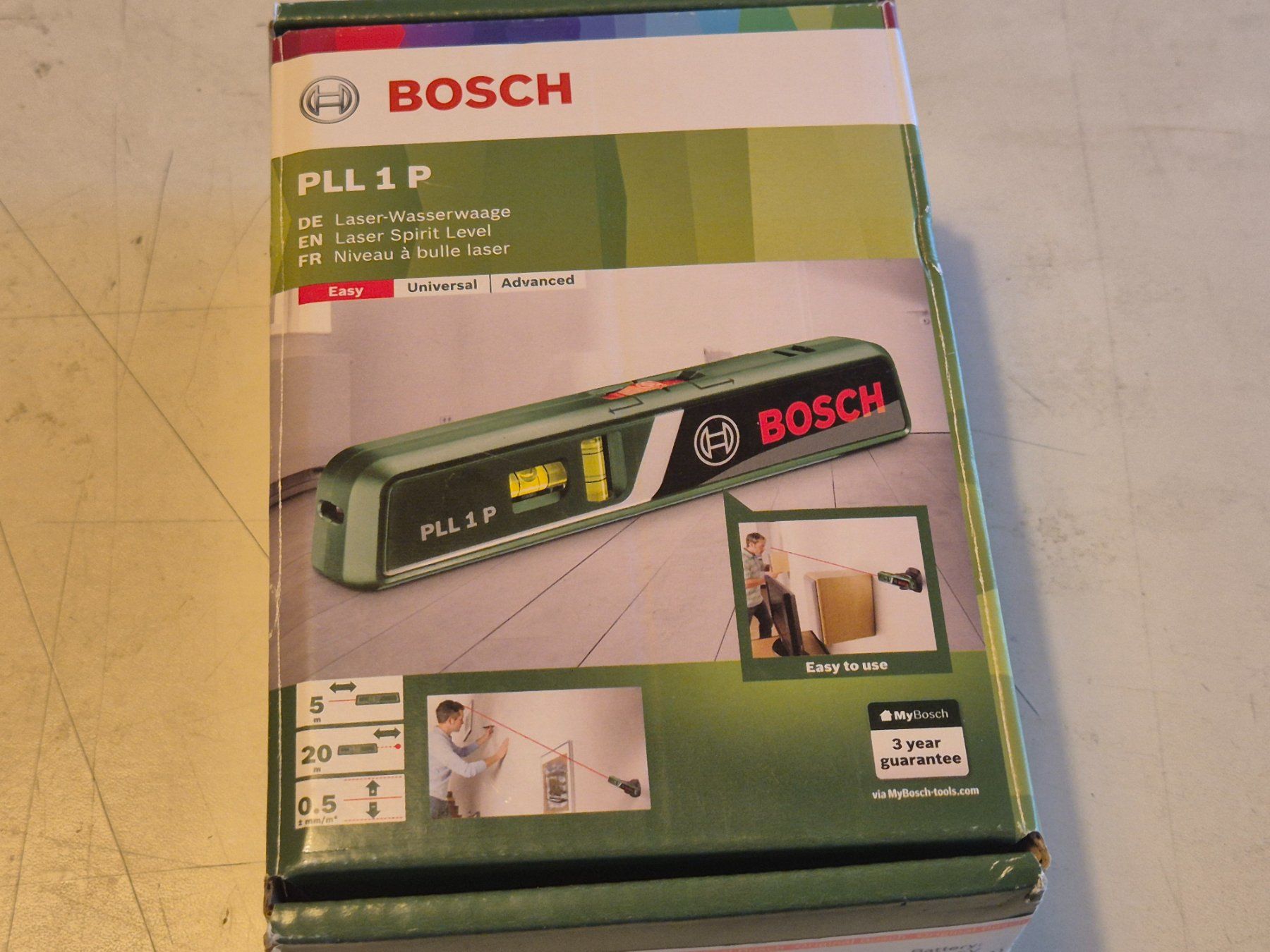 Bosch Misurare: Bosch Laser Wasserwaage PLL 1P – Usato da Pratteln venduto da Motodrom 3