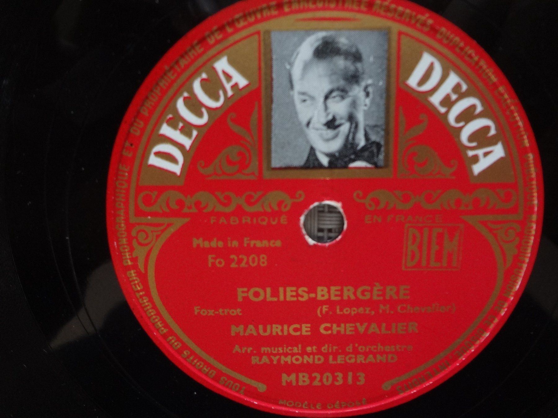 Dischi in vinile: Maurice Chevalier - 7 Disques 78 tours Decca – Usato da Aigle venduto da Robflac55