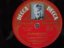 Maurice Chevalier - 7 Disques 78 tours Decca