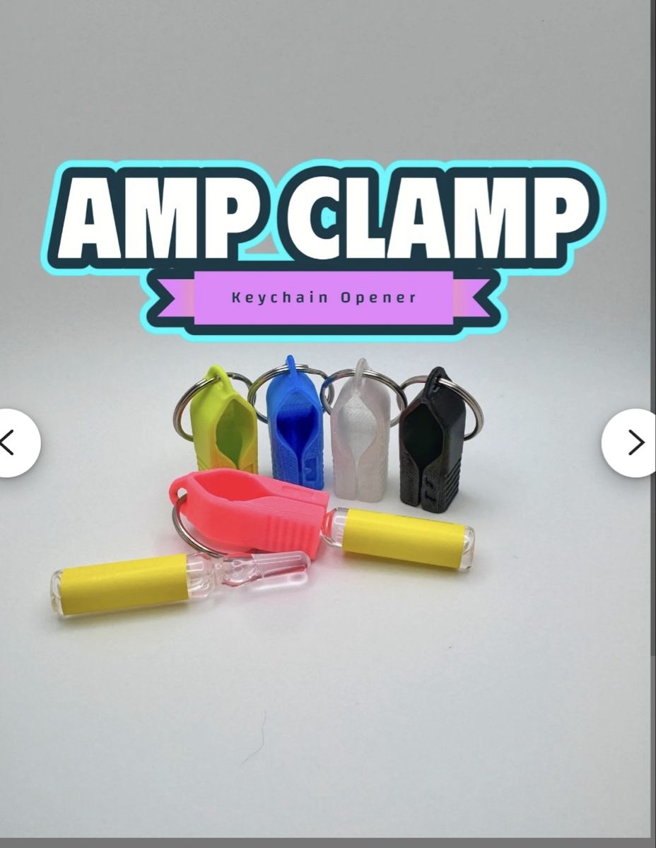 Portachiavi: Amp Clamp, Ampullenöffner, 3D gedruckt – Nuovo e nell'imballaggio originale da Uster venduto da xBeccax