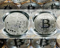 Metal BITCOIN Krypto Münze S. Neu