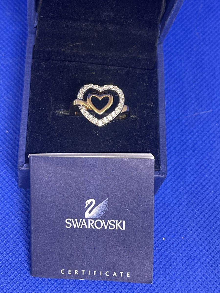Swarovski Anelli: Original Swarovski Herz Ring wunderschön 💍 – Usato da Zürich venduto da Hamaster 6