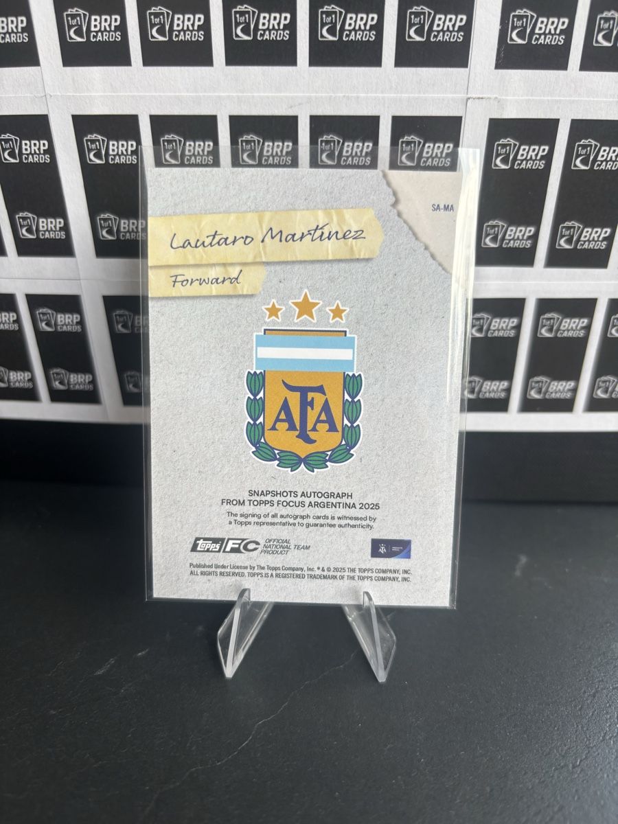 Topps Carte collezionabili: Topps Focus Argentina 2025 Martinez 22/50 – Nuovo (secondo la descrizione) da Hunzenschwil venduto da rap_7tw9 1