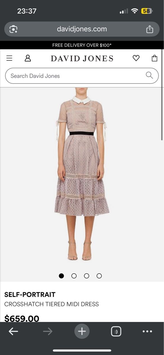 Self-Portrait Vestiti: Self Portrait Elegant Midi Dress – Nuovo (secondo la descrizione) da St.Josefen venduto da lop_lh8d 1