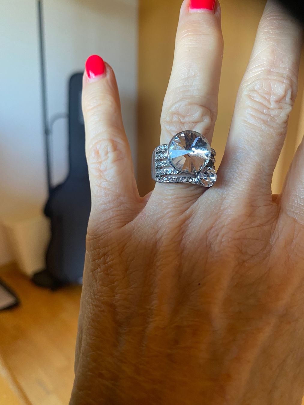 Bagues: Magnifique bague argentée – D'occasion à Belmont-sur-Lausanne par chu_vxf5