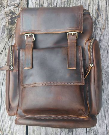 Echt Leder Rucksack