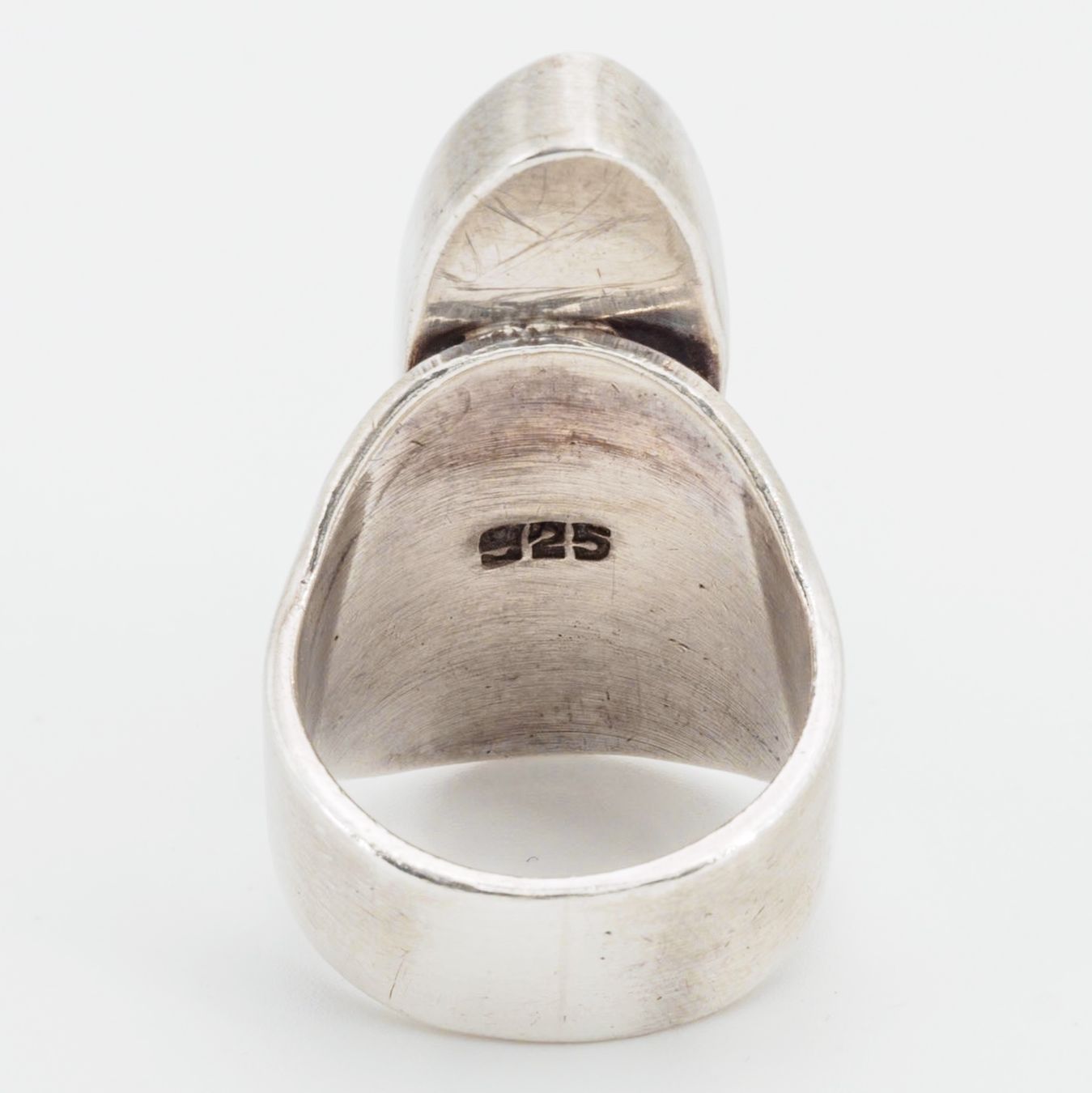 Bagues: Vintage Statement Ring; 925 Silber mit Türkis-Cabochon – D'occasion à Zürich par nostalgic_treasures 7