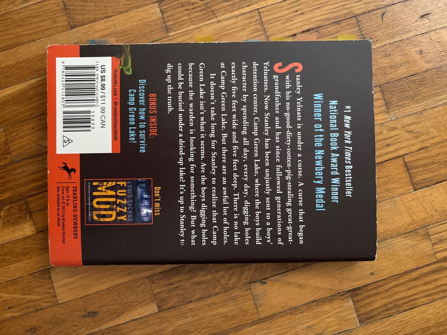 Livres: Holes by Louis Sachar ed. Yearling Newbery – D'occasion à Le Grand-Saconnex par mar_wby6 2