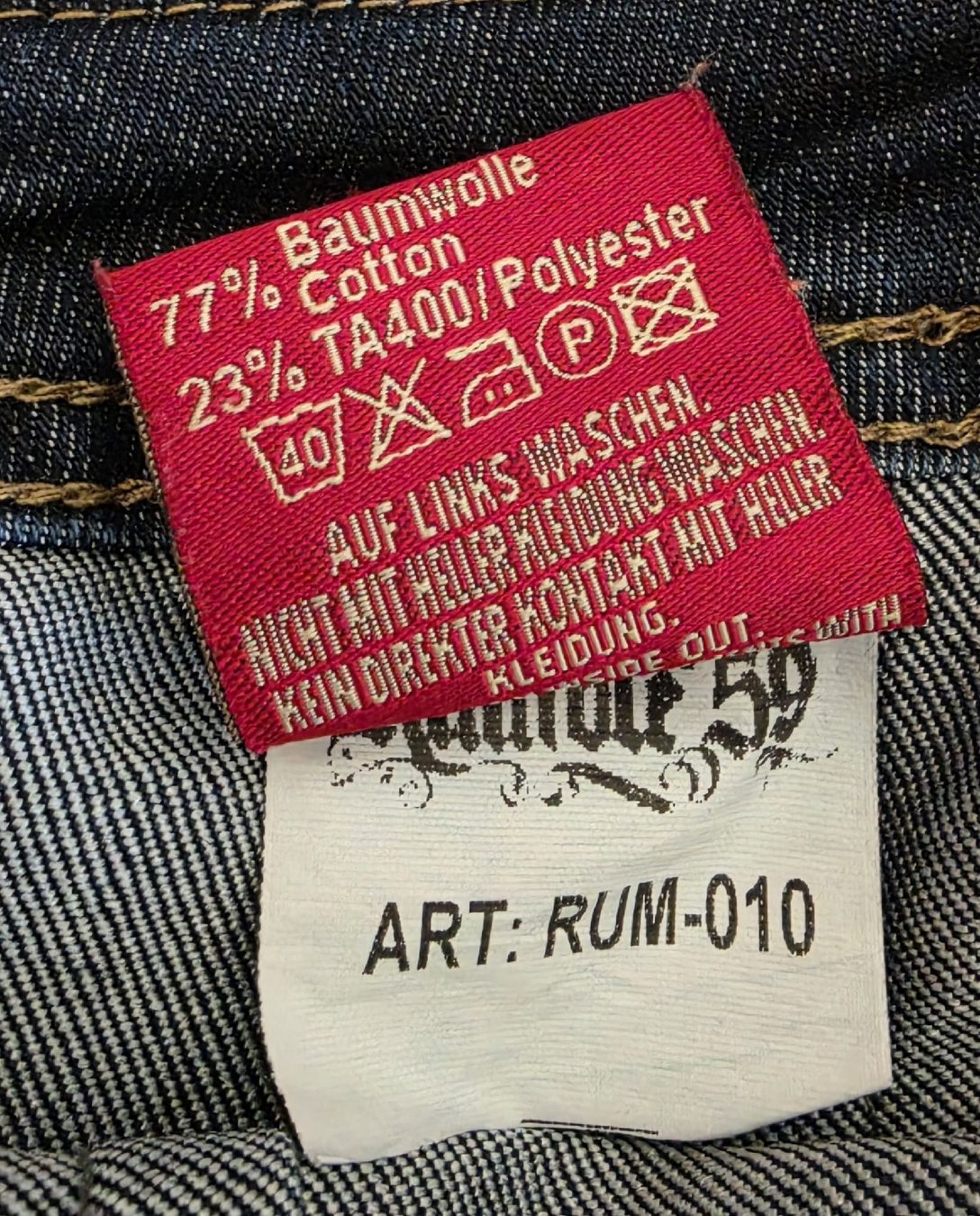 Jeans: Rumble59 Jeans Latzhose – Usato da Erlinsbach SO venduto da Challenger604 3