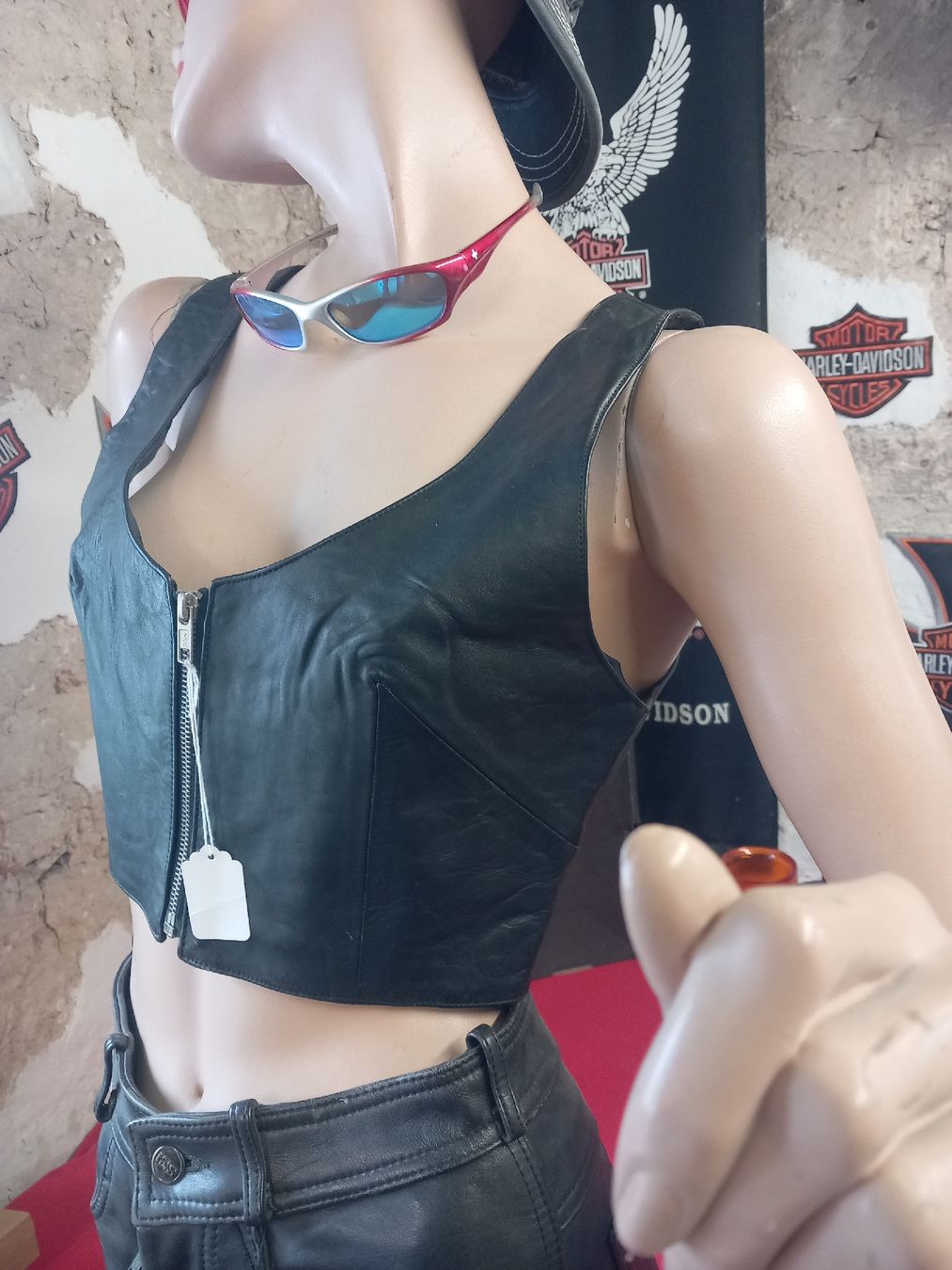 Top: Bustier Leder Grösse M Fabrikneu – Nuovo e nell'imballaggio originale da Hochwald venduto da motowear-secondhand 1