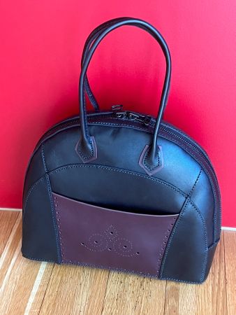 Leder Handtasche, Handmade, Sale Angebot