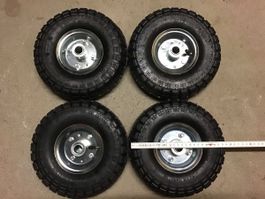 4 Räder für Kleinfahrzeuge,Gokarts, Anhänger, Sackkarren usw