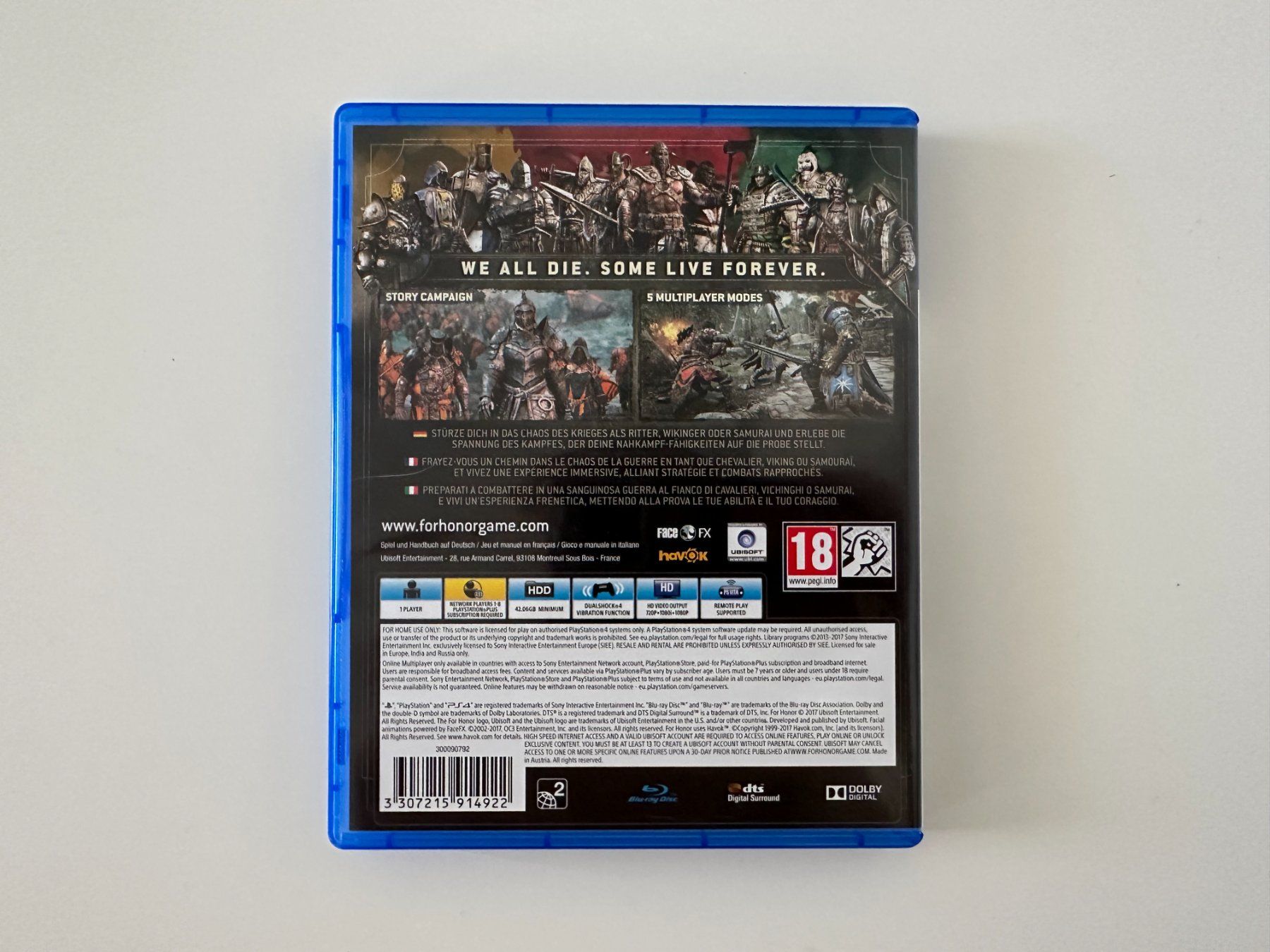 Sony Giochi: For Honor, Sony Playstation 4, PS4, PS5 – Nuovo (secondo la descrizione) da Couvet venduto da nay_prh5 2