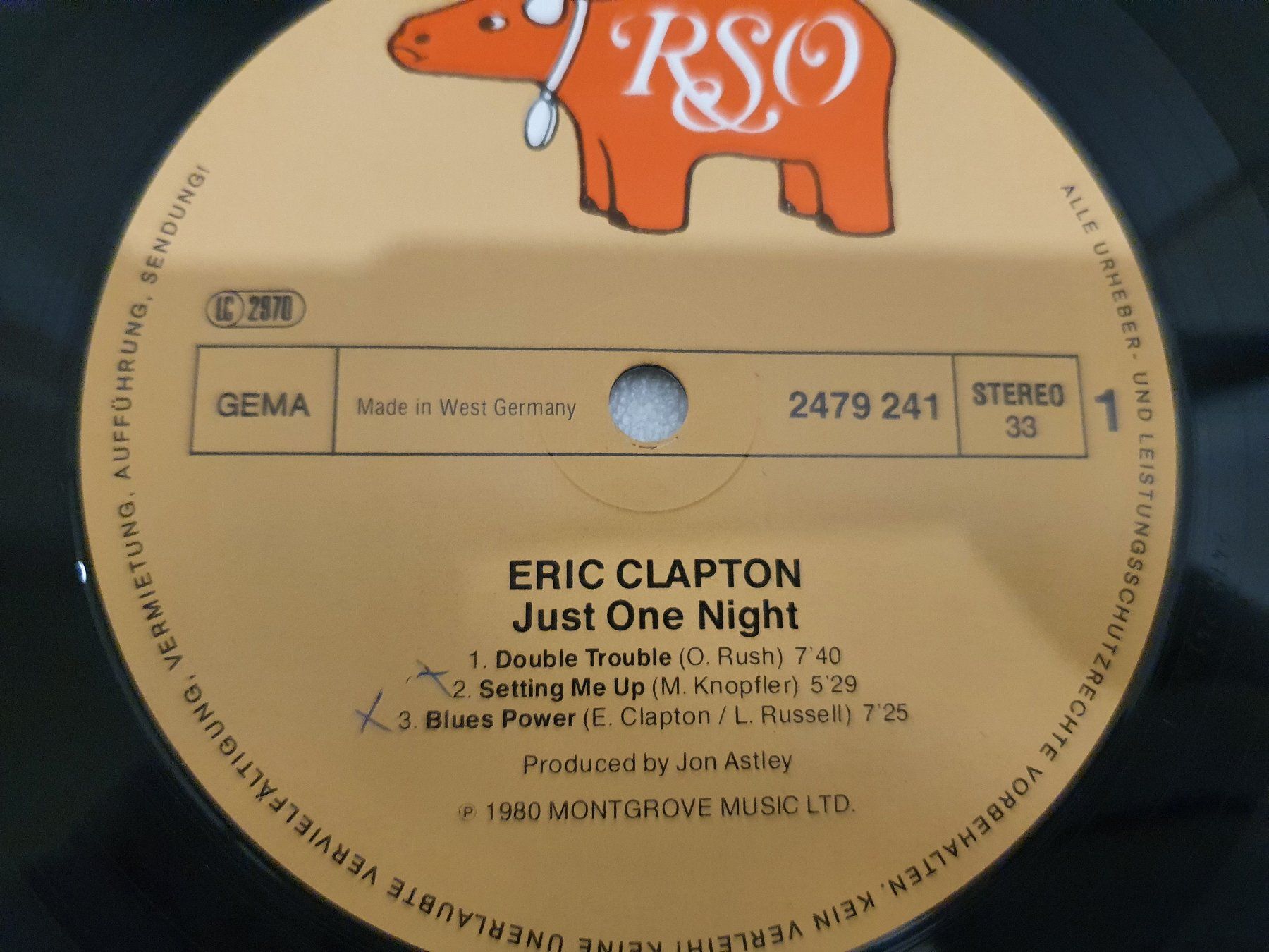 Schallplatten: Eric Clapton – Just One Night / 2 LP`s – Gebraucht aus Uster von Vinyl-Leidenschaft 8