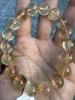Edelstein Goldener Citrin (Klar, Stretch) 12mm