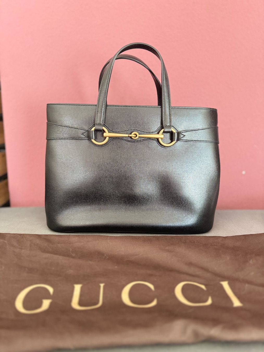 Gucci Taschen für Damen: Gucci Bright bit schwarz-golden – Neu (gemäss Beschreibung) aus Muttenz von einfach-schoen