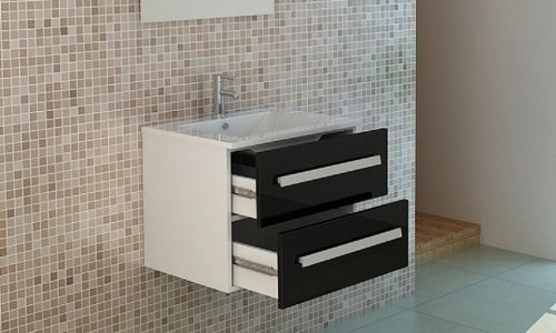 Mobili per bagno: Bad Set AROSA II Badset schwarz Badmöbel – Nuovo e nell'imballaggio originale da Herbertingen venduto da jet-line-e-trade 3