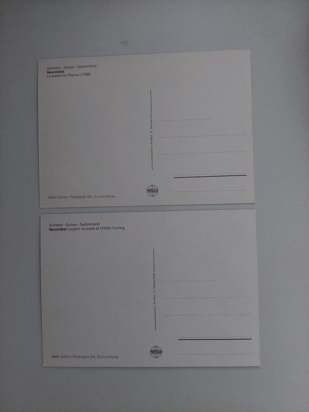 Cartoline postali: 2 Ansichtskarten "Neuenburg" – Nuovo (secondo la descrizione) da Wil SG venduto da ram_c5j2 1