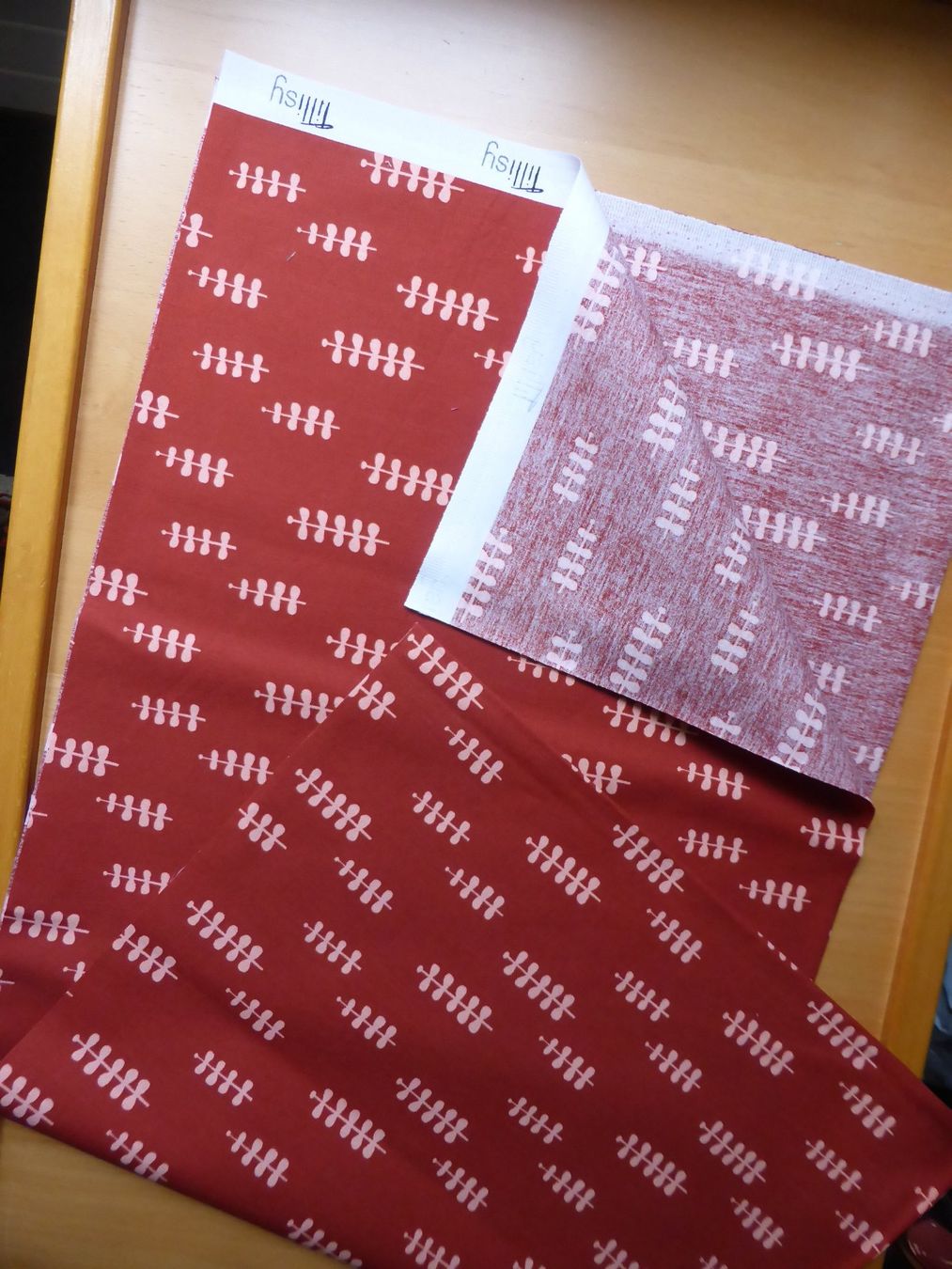 Tessuti: Patchwork - Baumwollstoff Tillisy - rostbraun 50 x 72 cm – Nuovo (secondo la descrizione) da Brunnadern venduto da pinkfaden
