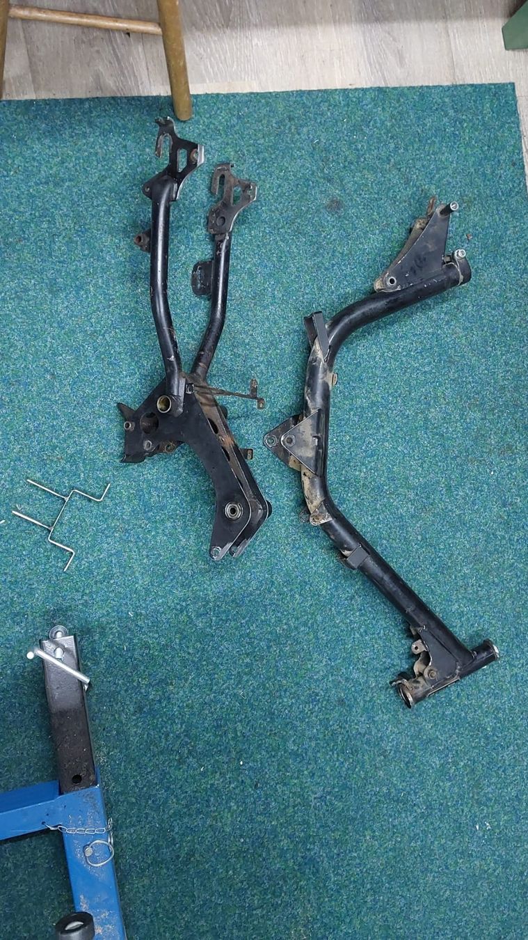 Pony Mofa-Ersatzteile: PONY 503 GTX Rahmen + Schwinge – Gebraucht aus Henggart von Jan073