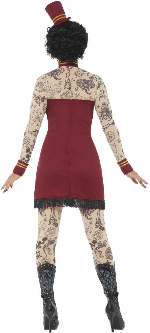 Costumi: Circus Tattoo Lady Deluxe Kostüm – Nuovo e nell'imballaggio originale da Ettenhausen TG venduto da MayTG 1