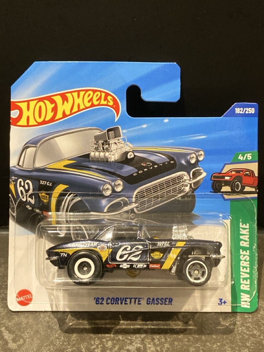 Hot Wheels Modellautos: Super Treasure Hunt Hot Wheels '62 Corvette Gasser – Neu und originalverpackt aus Berg TG von dadukeschlufi