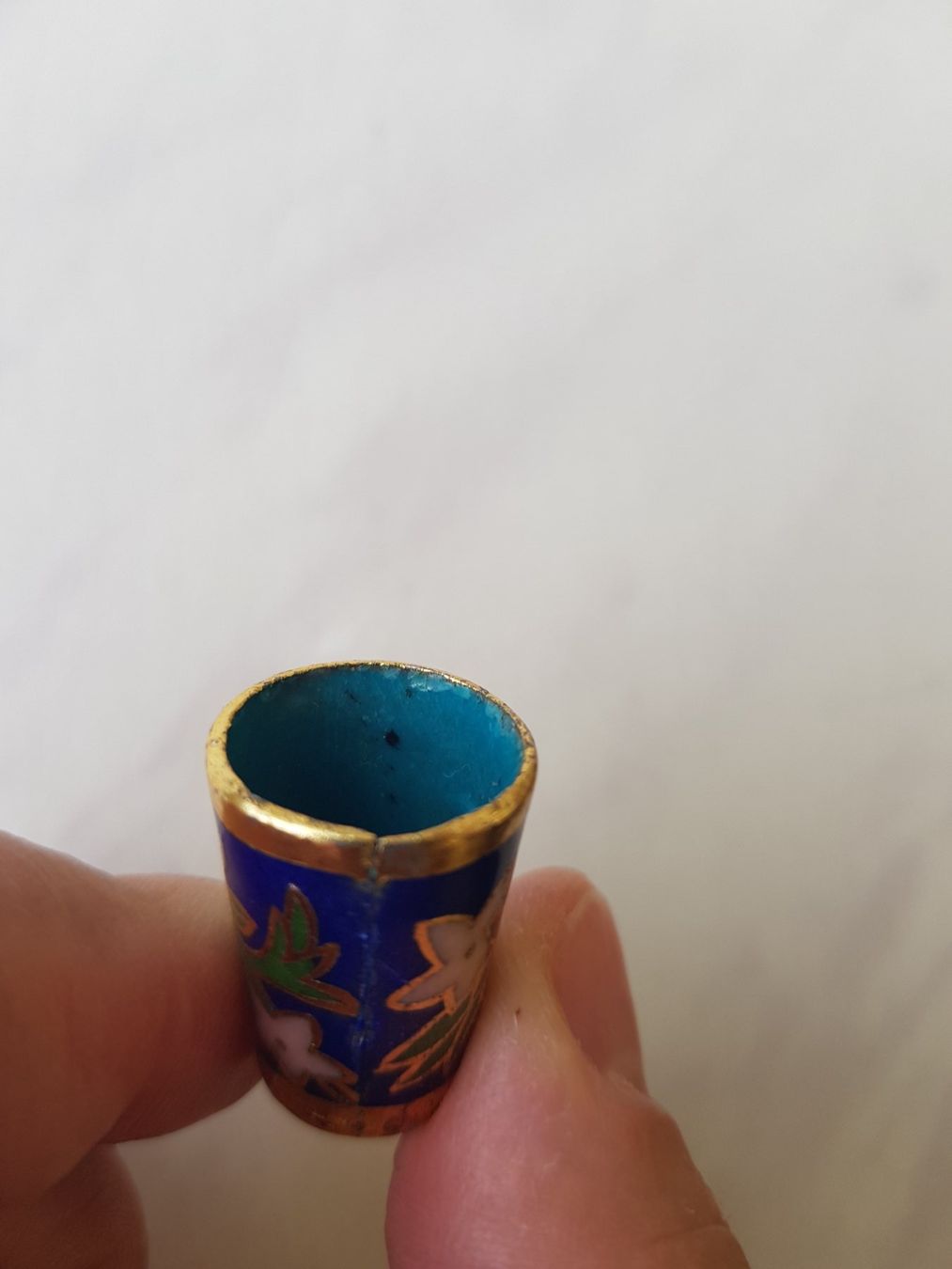 Fingerhüte: Antike Cloisonné Fingerhut – Gebraucht aus Lengnau BE von Mango888 2