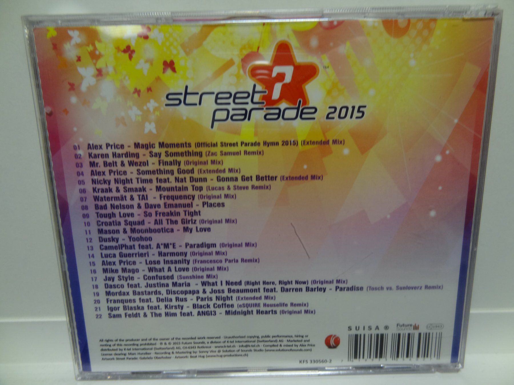 CD: STREET PARADE - OFFICIAL HOUSE 2015 – Usato da luzern venduto da musicandart 1