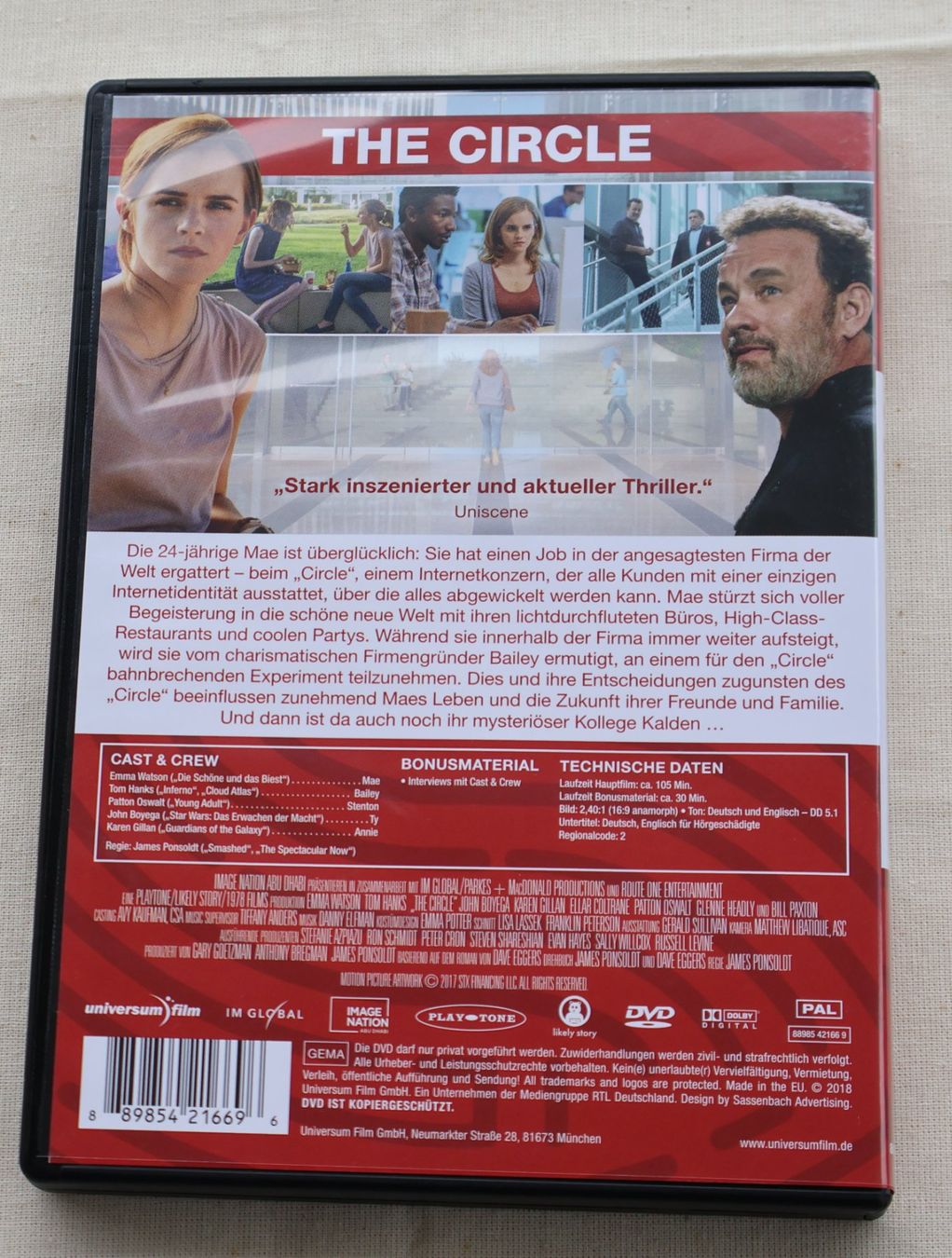 Tous les DVDs: DVD The Circle – D'occasion à Aadorf par Olymp05 2