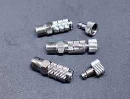 3 Schnellkupplungen G 1/8" für Airbrush => NEU!