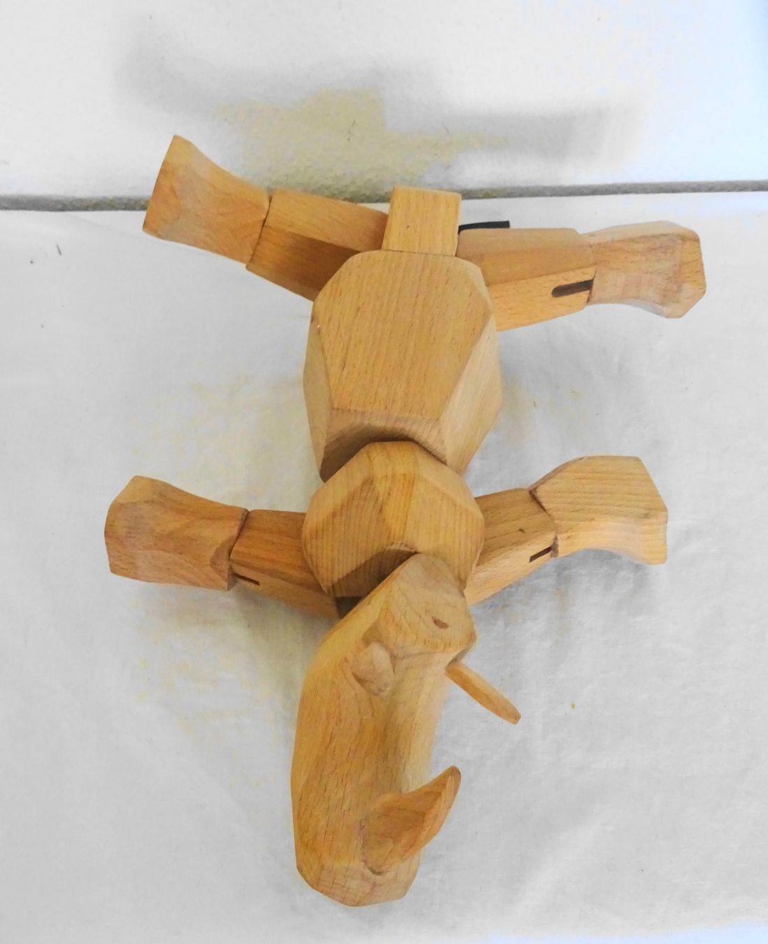Figuren: Holz Nashorn Figur, David Weeks Studio AREAWare Simus Rhino – Gebraucht aus Zürich von Connie8 4