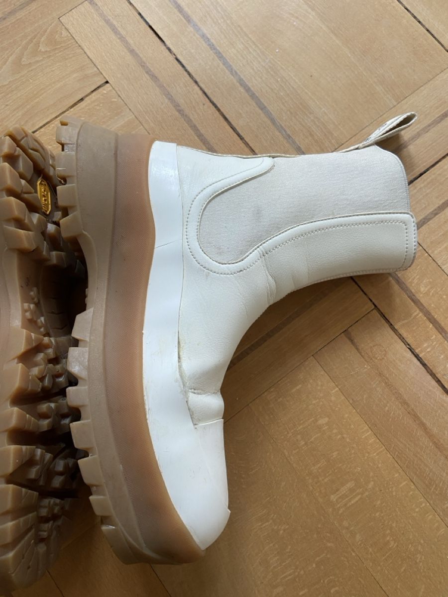 Stella McCartney Scarpe da donna: Stella McCartney Trace Logo Print Boots Stiefel – Usato da Münchenstein venduto da B771 5