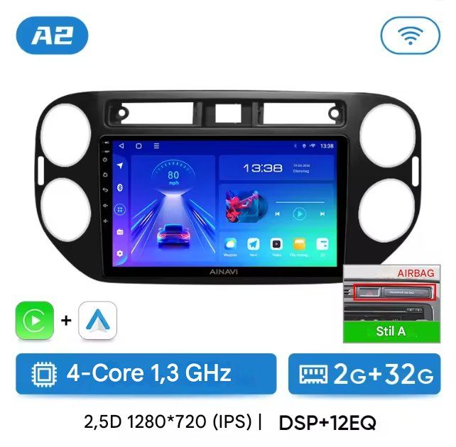 Lettore multimediale & Streamer: VW Tiguan 2006–2016 / Golf Plus Multimedia Android System – Nuovo e nell'imballaggio originale da Chur venduto da shop.chur 1