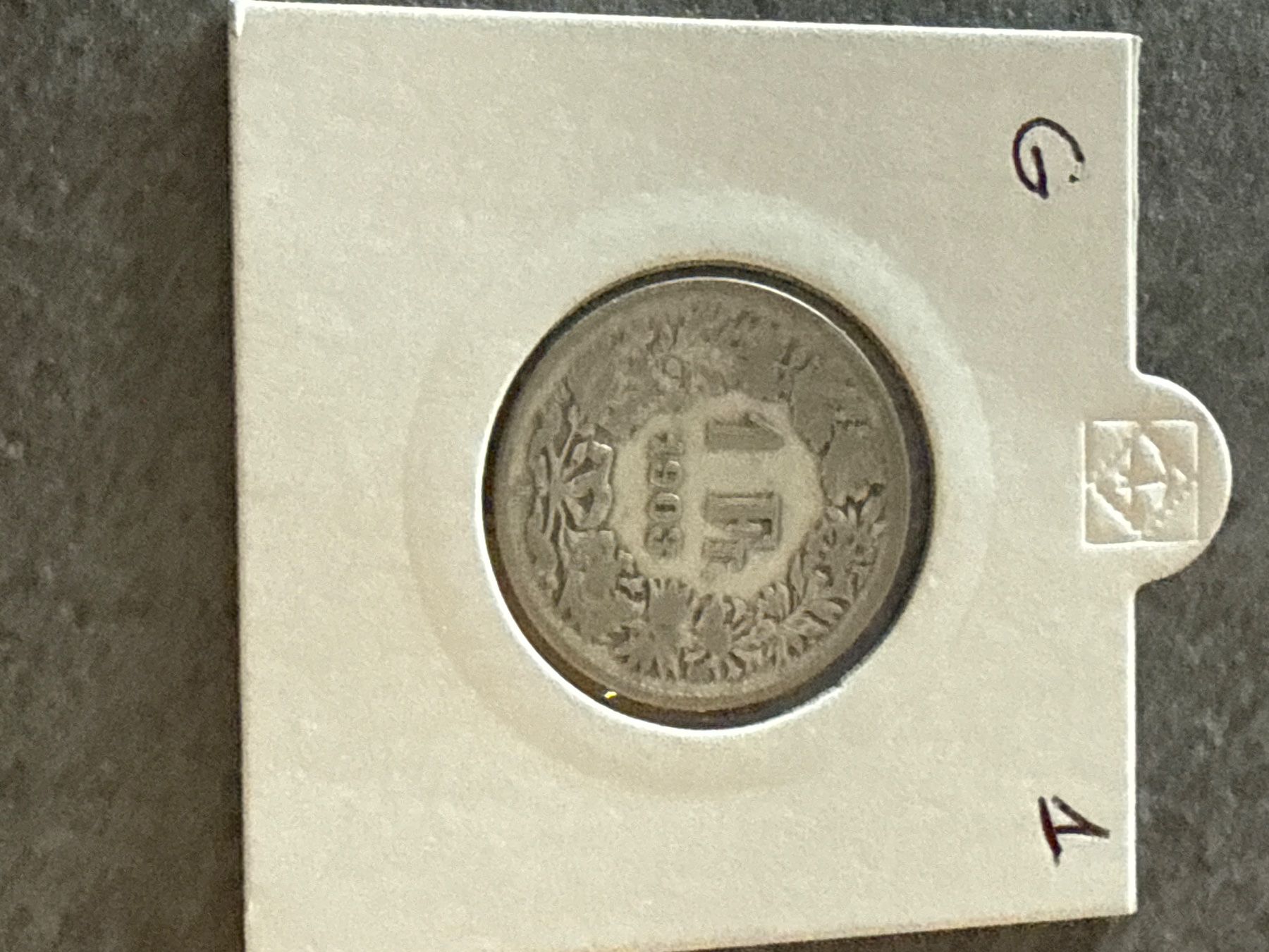 Tutti le monete: Swiss 1 franc 1903 Silver Coin – Usato da Pully venduto da ta571