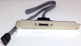eSATA Bracket 1Port mit SATA Adapterkabel ca. 50cm inern