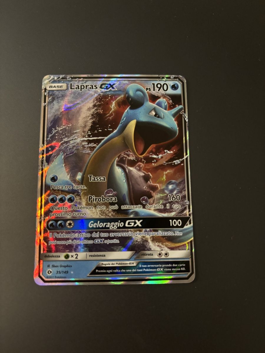 Pokémon Carte collezionabili: Lapras GX - Pokemon - Rare - Perfect Condition – Nuovo (secondo la descrizione) da Bellinzona venduto da Cook_