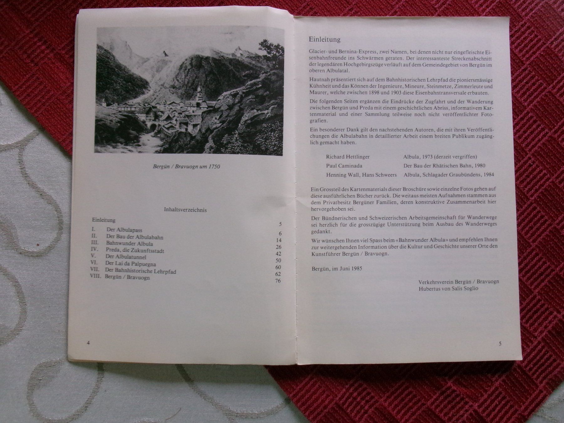 Libri: Bahnhistorischer Lehrpfad Preda-Bergün – Usato da Schaffhausen venduto da buecherlaus-antik 2