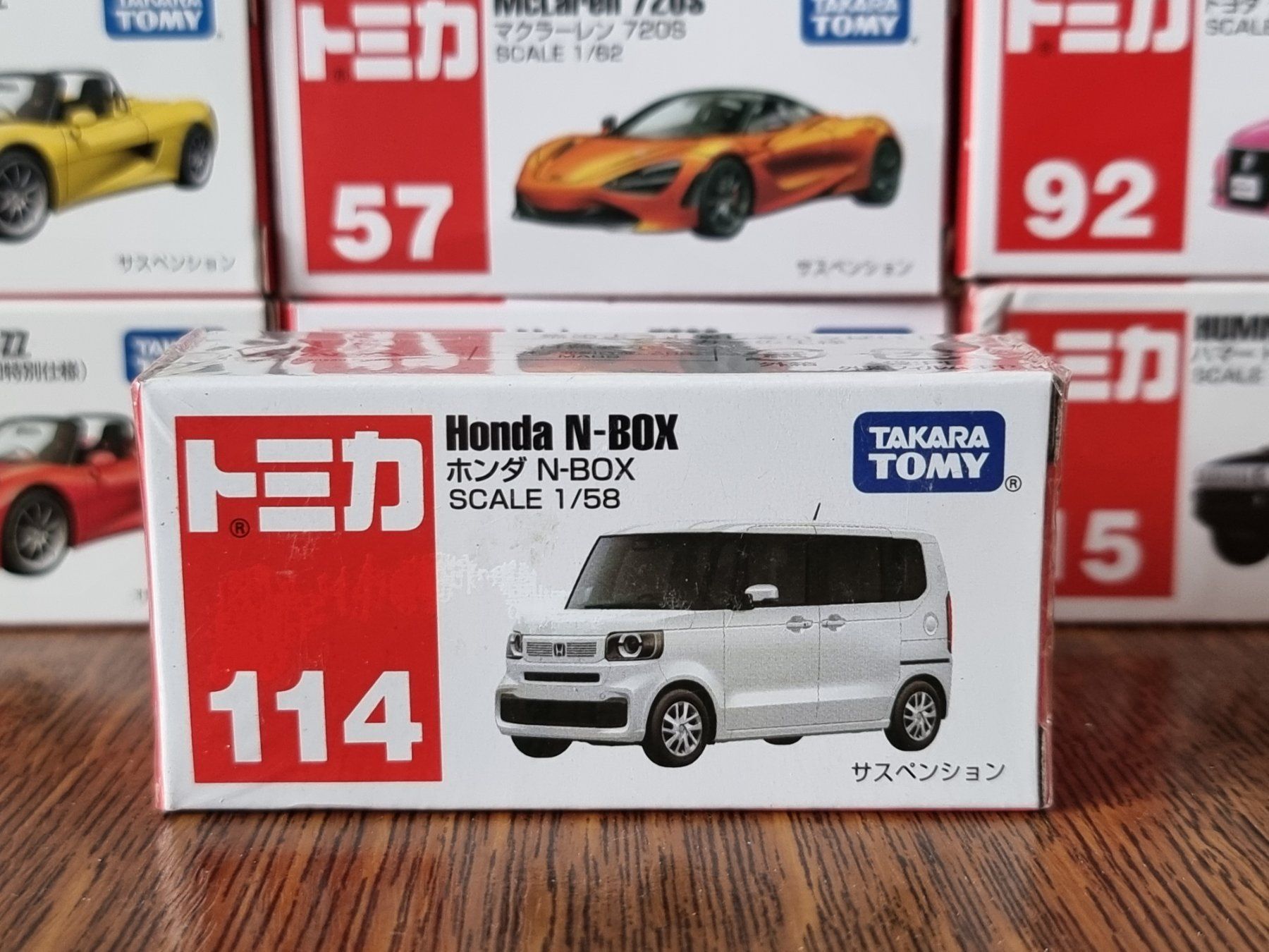 Modellini d'auto: Tomica #114 Honda N-Box – Usato da Chateau d'Oex venduto da sam_58r2