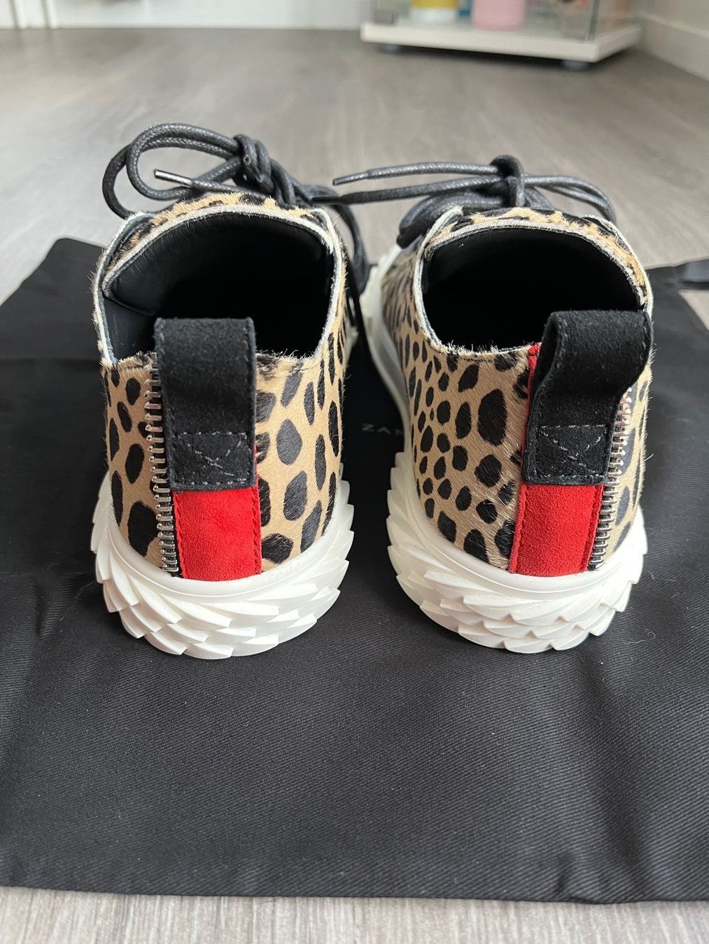 Zanotti Scarpe da donna: Giuseppe Zanotti Sneakers Gr. 38 Leopard Leder Schuhe – Nuovo e nell'imballaggio originale da Frenkendorf venduto da klourenco 8