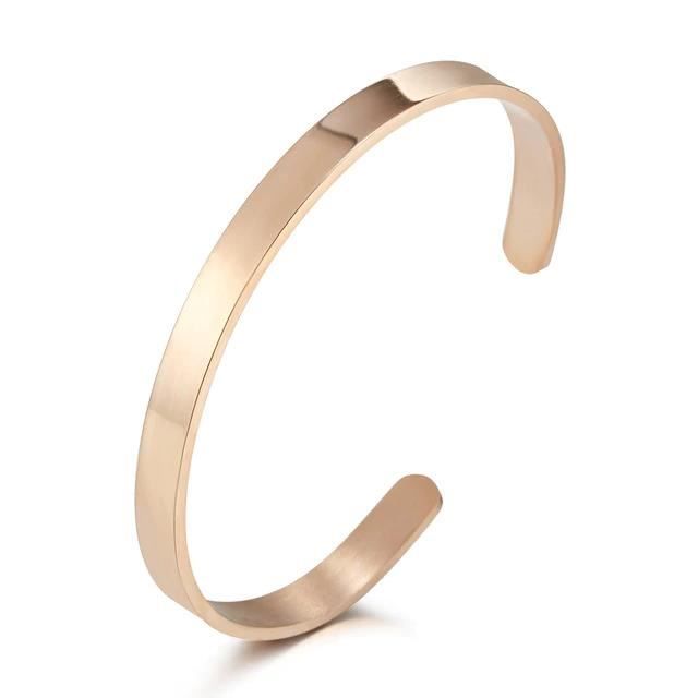 Bracciali & Braccialetti: Armreif Edelstahl Rosé-Gold – Nuovo e nell'imballaggio originale da Niederbipp venduto da chrimmskrams