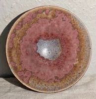 SEHR SCHÖNE KERAMIK SCHALE, EMAIL, HANDARBEIT, UNIKAT, 17 cm