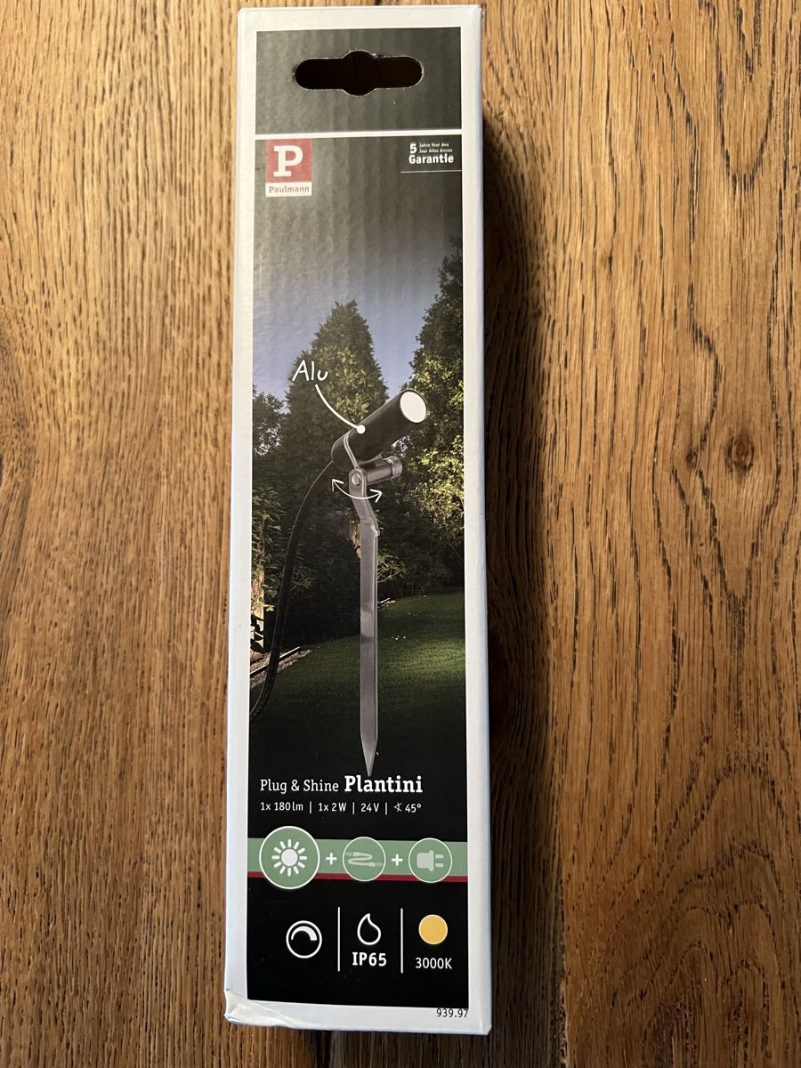 Paulmann Lampade: Neue Paulmann Gartenleuchte Plug & Shine – Nuovo e nell'imballaggio originale da Kallnach venduto da sta_sy57 1