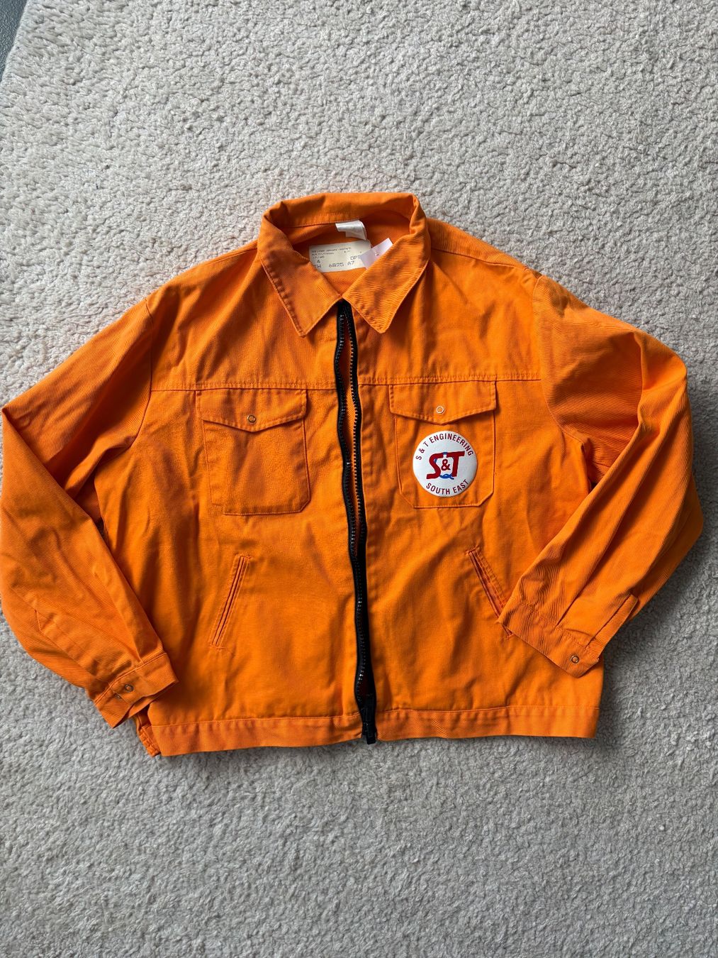 Giacche: Jacke orange Grösse L workwear vintage – Usato da Zürich venduto da Otac