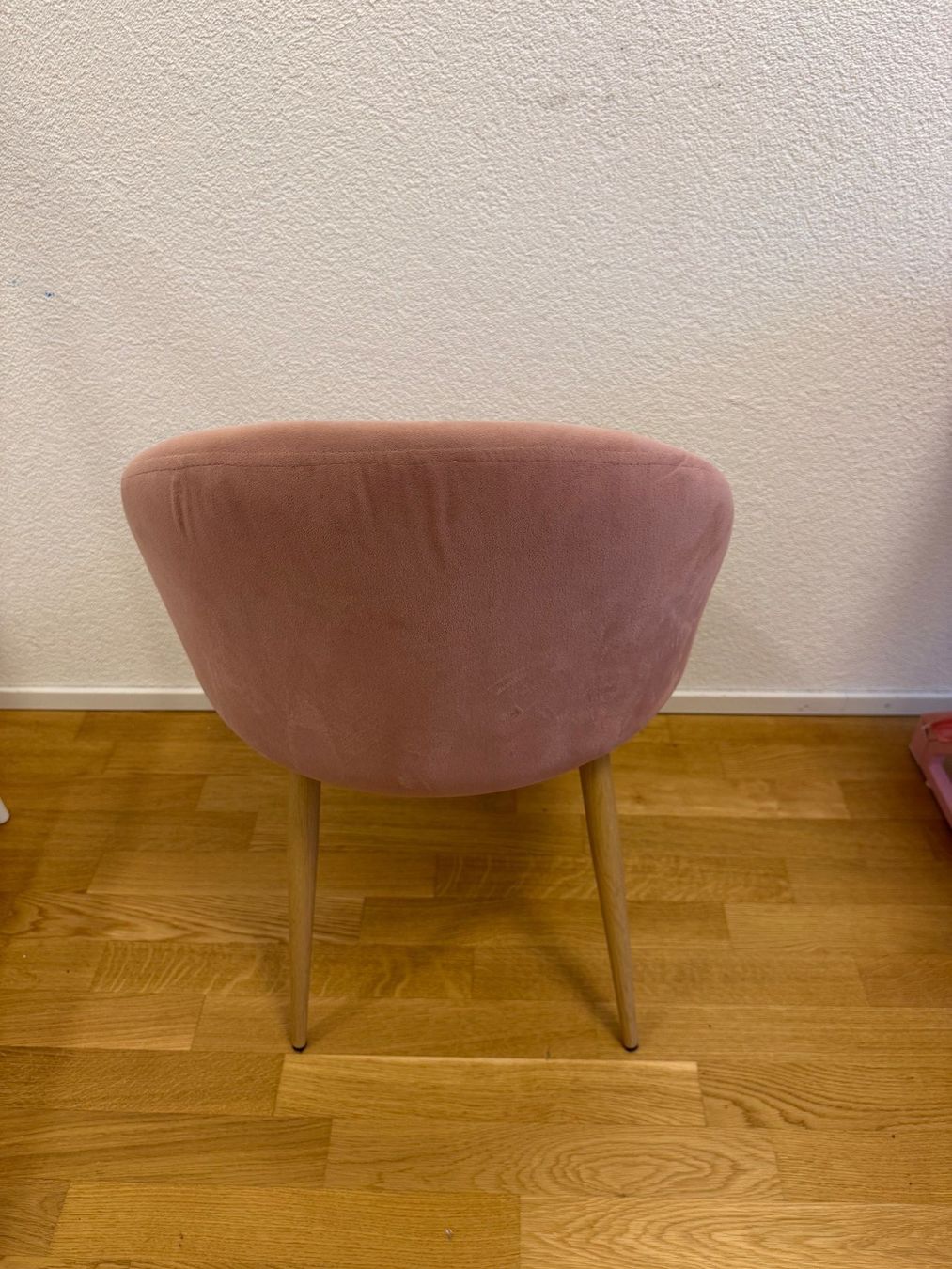 Stühle: Chaise fauteuil en velour rose – Gebraucht aus Châtelaine von sof_zlw7 2