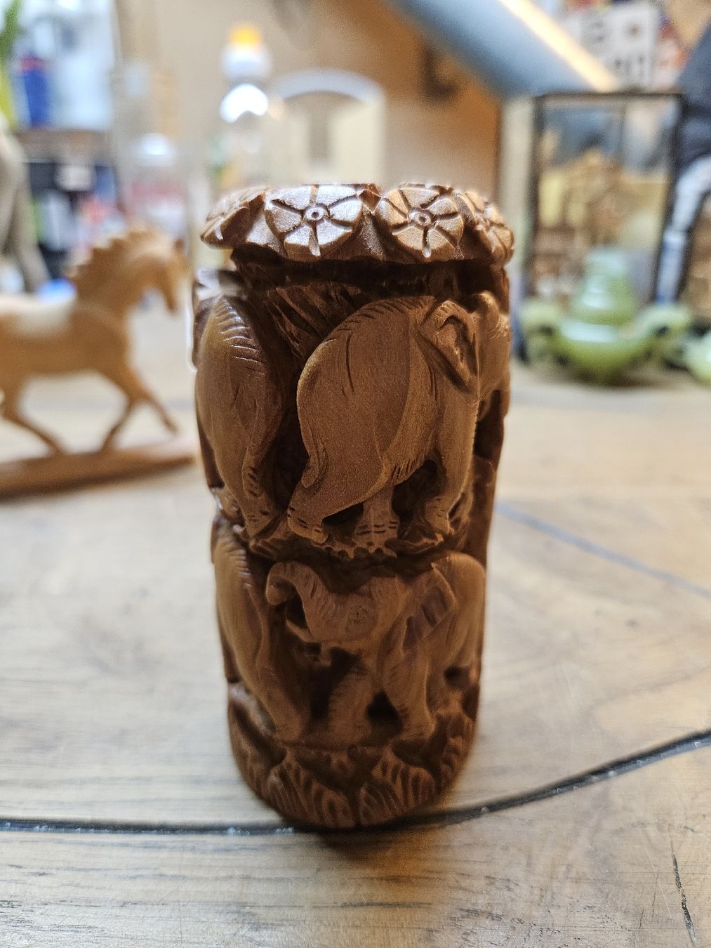 Figuren: 3 Hand geschnitzte Holz figuren (i1) – Gebraucht aus Rorschach von TimelessTrading 6