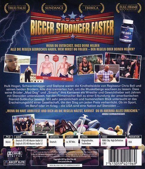 Alle DVDs: Bigger Stronger Faster ( Blu-ray) – Neu (gemäss Beschreibung) aus Volketswil von Fraese1 1